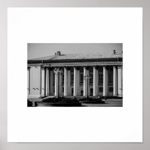 Belarus Беларусь Grodno Гродно Architecture Poster