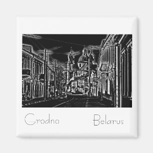Belarus Беларусь Grodno Hrodna Magnet