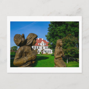 Belarus Беларусь Kamyenets Kamenets School Postcard