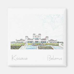 Belarus Беларусь Kosava Castle Magnet