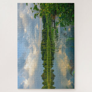 Belarus Беларусь Landscape Nature Canal Puzzle