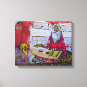 Belarus Беларусь Minsk Минск Architecture Graffiti Canvas Print