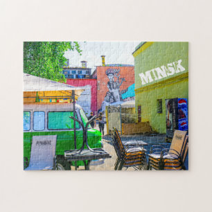 Belarus Беларусь Minsk Минск Architecture Graffiti Jigsaw Puzzle