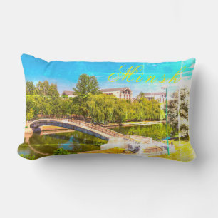 Belarus Беларусь Minsk Минск Park Architecture Lumbar Pillow