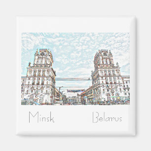Belarus Беларусь Minsk Мінск Минск Magnet