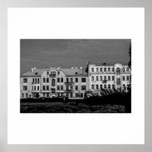 Belarus Беларусь Minsk Мінск Architecture Poster