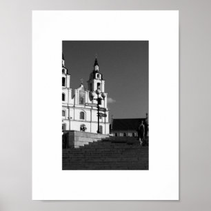 Belarus Беларусь Minsk Мінск Cityscape Life Poster
