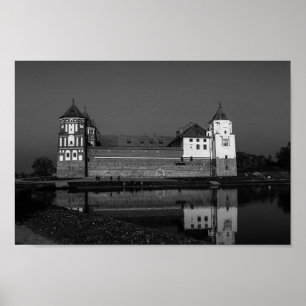 Belarus Беларусь Mir Castle Мирский Замок Постер Poster