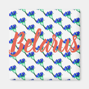 Belarus Беларусь National Corn Flower Magnet