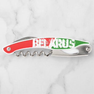 Belarus Беларусь National Flag Colours Corkscrew