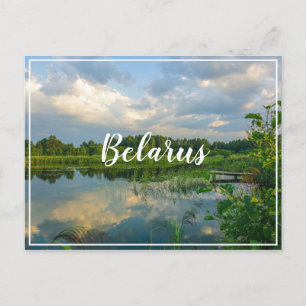 Belarus Беларусь Nature Scenery Landscape Postcard