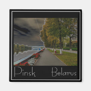 Belarus Беларусь Pinsk Пінск Architecture Magnet