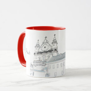 Belarus Беларусь Pinsk Cityscape Mug Cup