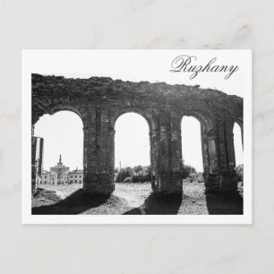 Belarus Беларусь Ruzhany Palace Ruins Architecture Postcard