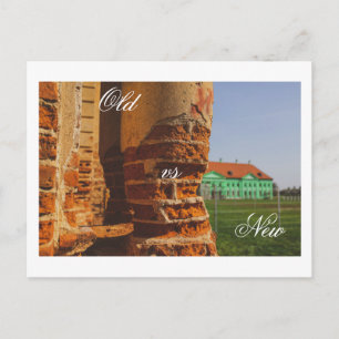 Belarus Беларусь Ruzhany Palace Ruins Architecture Postcard