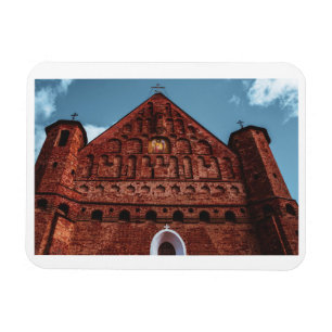 Belarus Беларусь Synkavichy Church Architecture Magnet