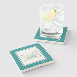 Belarus Беларусь Vitebsk Architecture Витебск Stone Coaster