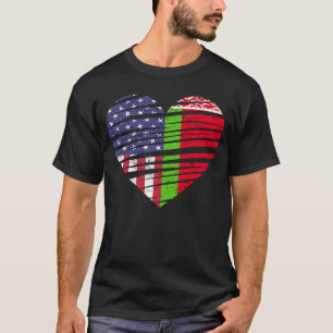 Belarus American Grown Heart USA Patriot Heritage T-Shirt