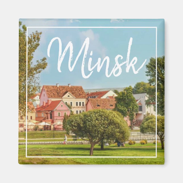 Belarus Architecture Minsk City Magnet (Front)