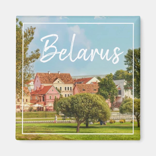 Belarus Architecture Minsk City Magnet (Front)