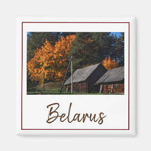 Belarus Architecture Rural Landscape Magnet