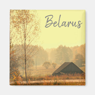 Belarus Architecture Rural Landscape Magnet
