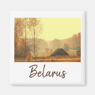 Belarus Architecture Rural Landscape Magnet