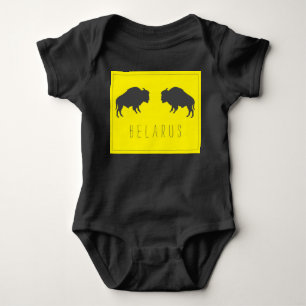 Belarus Belarusian Bison Зубр Беларусь Боди Baby Bodysuit