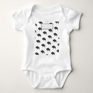 Belarus Belarusian Bison Зубр Беларусь Комбинезон Baby Bodysuit