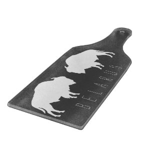 Belarus Belarusian Bison Зубр Беларусь Minimalism Cutting Board