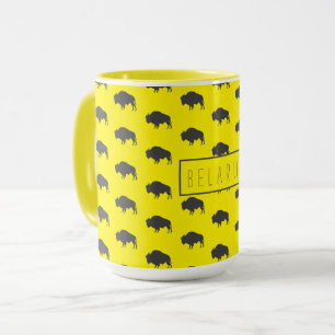 Belarus Belarusian Bison Зубр Беларусь Mug