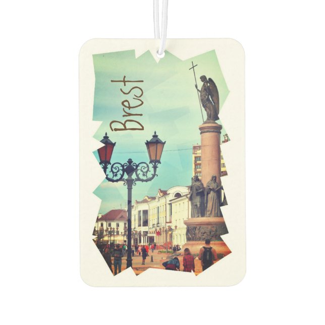 Belarus Brest Architecture Car Air Freshener (Back)