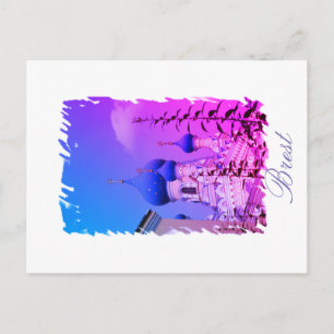 Belarus Brest City Architecture Postcard