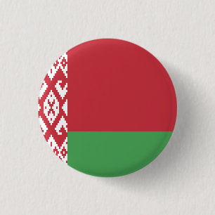 Belarus Flag 1 Inch Round Button