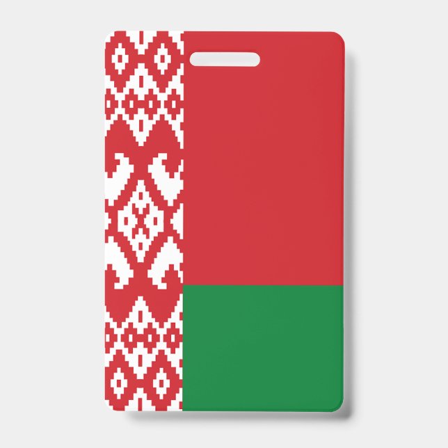 Belarus Flag Badge (Front)