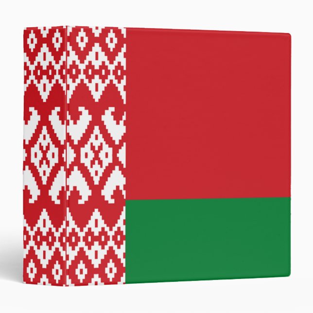 Belarus Flag Binder (Front/Spine)