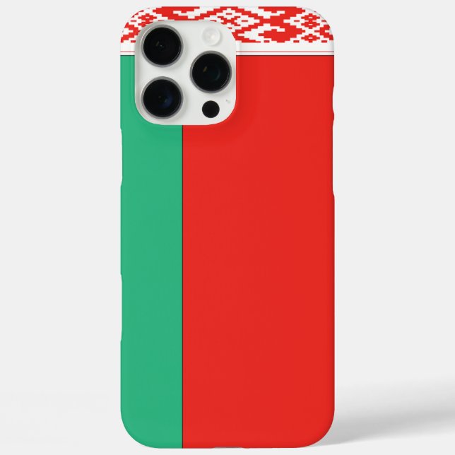 BELARUS Flag Customizable Case-Mate iPhone Case (Back)