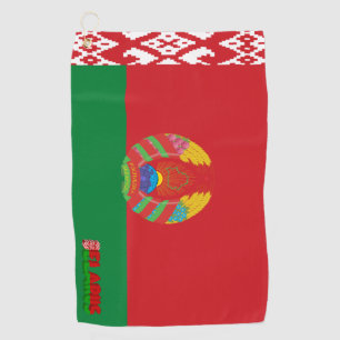 Belarus flag  golf towel