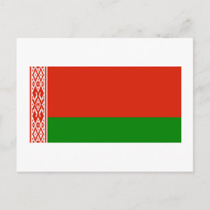 Belarus Flag Postcard