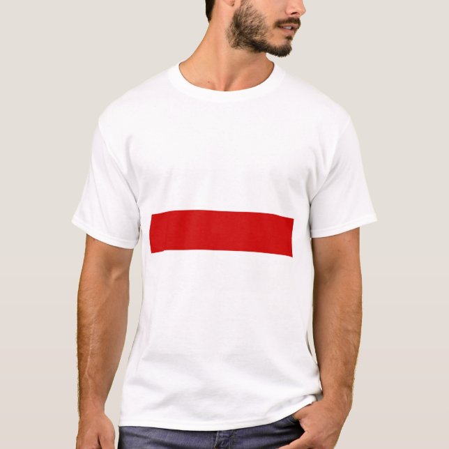 Belarus Flag (Red and White) T-Shirt (Front)