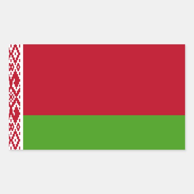 Belarus Flag Sticker (Front)