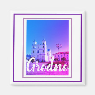 Belarus Grodno Architecture Landscape Magnet
