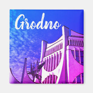 Belarus Grodno Architecture Landscape Magnet