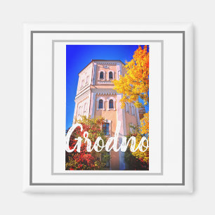 Belarus Grodno Architecture Landscape Magnet