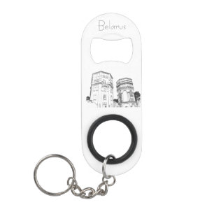 Belarus Grodno City Architecture Opener Keychain Keychain Bottle Opener