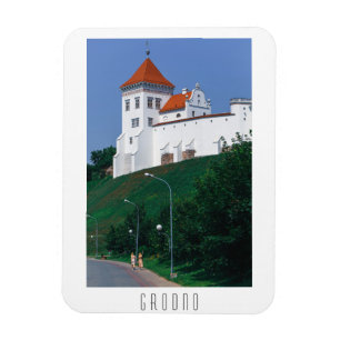 Belarus Grodno Cityscape City Architecture Castle Magnet