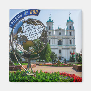 Belarus Grodno Cityscape City Architecture  Magnet