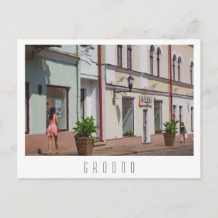 Belarus Grodno Cityscape City Architecture Postcard