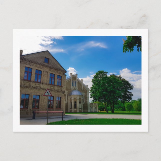 Belarus Grodno Cityscape Synagogue Architecture  Postcard (Front)