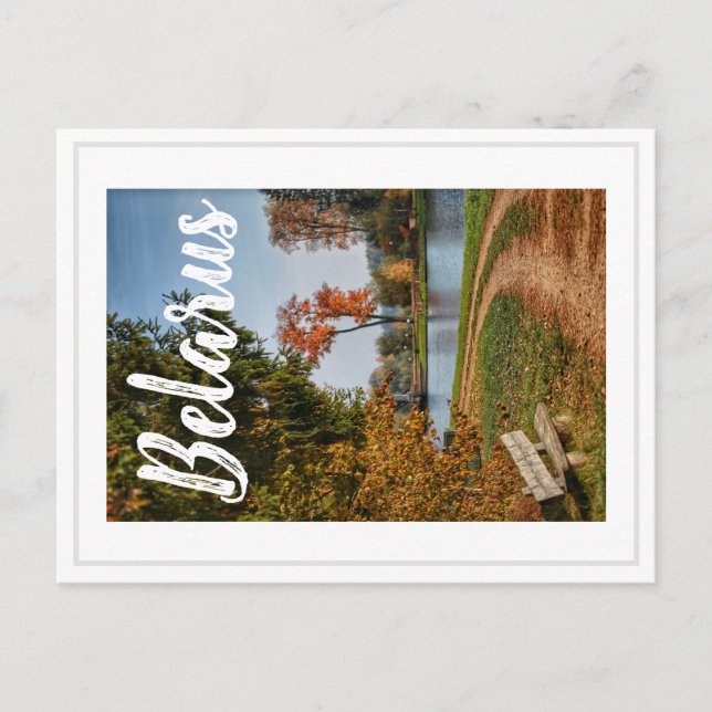 Belarus Grodno Countryside Landscape Postcard (Front)